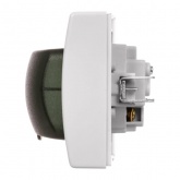 Розетка TDM 2П+З скрытой установки Вуокса 16А IP54 серый