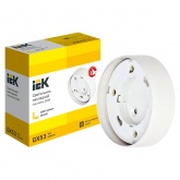 Светильник накладной потолочный ИЭК под лампу GX53 белый