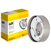 Светильник накладной потолочный ИЭК под лампу GX53 хром