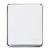 Одноклавишный кнопочный выключатель открытой установки SE AtlasDesign Profi54 10A IP54 белый