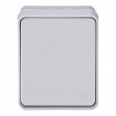 Одноклавишный выключатель открытой установки SE AtlasDesign Profi54 10A IP54 белый