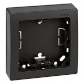 Рамка Simon 73 Loft 1 пост 75х75 мм, графит