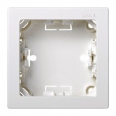 Рамка Simon 73 Loft 1 пост 75х75 мм, белый