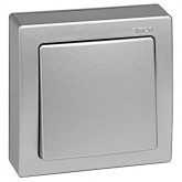 Накладка на одноклавишный выключатель Simon 73 Loft, алюминий