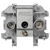 Розетка Simon 73 Loft R-TV-SAT проходная