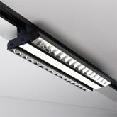 Трековый светодиодный светильник JazzWay PTR 2296R 1F2S 96W 4000K 60°,120°,60° BL черный 540mm IP40