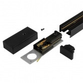 Шинопровод однофазный JazzWay PTR 1M-BL черный 1м