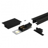 Шинопровод однофазный JazzWay PTR/R 2M-BL черный 2м (встраиваемый)