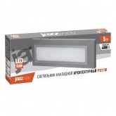 Светодиодный светильник JazzWay PST/W S230080 5w 4000K GREY IP65 фасадный