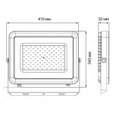 Прожектор светодиодный JazzWay PFL-S2 200W 6500K 18000Lm IP65 (матовое стекло)