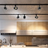 Трековый светодиодный светильник JazzWay PTR 0525 25w 4000K 24° BL (черный) IP40