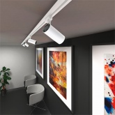 Трековый светодиодный светильник JazzWay PTR 0725 25w 4000K 24° WH (белый) IP40