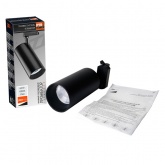 Трековый светодиодный светильник JazzWay PTR 0740 40w 4000K 24° BL (черный) IP40