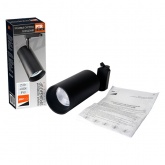 Трековый светодиодный светильник JazzWay PTR 0725 25w 4000K 24° BL (черный) IP40