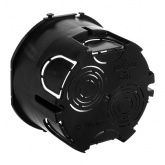 Коробка установочная DKC d 65 глубина 45 мм подрозетник для сплошных стен круглая черная