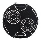 Коробка установочная DKC d 65 глубина 45 мм подрозетник для сплошных стен круглая черная