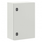 Шкаф навесной металлический влагозащищенный DKC STE 600x400x250мм с монтажной платой IP66