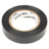 Изолента ПВХ Kranz 15мм х 20м толщина 0,13 черная [уп.10шт]