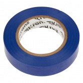 Изолента ПВХ Kranz 15мм х 20м толщина 0,13 синяя [уп.10шт]