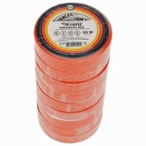 Изолента ПВХ Kranz 15мм х 20м толщина 0,13 красная [уп.10шт]