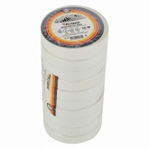 Изолента ПВХ Kranz 15мм х 20м толщина 0,13 белая [уп.10шт]