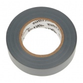 Изолента ПВХ Kranz 19мм х 25м толщина 0,13 серая [уп.5шт]