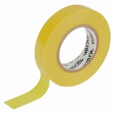 Изолента ПВХ Kranz 15мм х 25м толщина 0,13 желтая [уп.5шт]