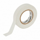 Изолента ПВХ Kranz 15мм х 25м толщина 0,13 белая [уп.5шт]