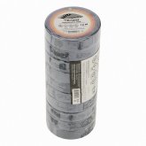 Изолента ПВХ Kranz 15мм х 10м толщина 0,13 черная [уп.10шт]