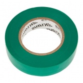 Изолента ПВХ Kranz 15мм х 10м толщина 0,13 зеленая [уп.10шт]