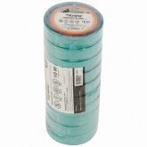 Изолента ПВХ Kranz 15мм х 10м толщина 0,13 зеленая [уп.10шт]