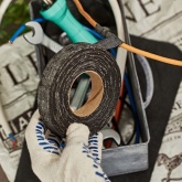 Изолента ХБ Rexant 18мм х 15м черная