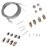 Подвесное крепление Feron LD510, длина 100см, серебро, для AL2113