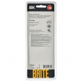 Рамка на 3 поста ИЭК BRITE стекло белый матовый (РУ-3-2-Бр)