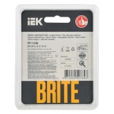 Рамка на 1 пост ИЭК BRITE стекло розовый матовый (РУ-1-2-Бр)