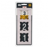 Рамка на 3 поста ИЭК BRITE стекло розовый матовый (РУ-3-2-Бр)