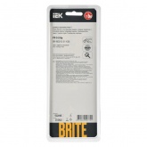 Рамка на 3 поста ИЭК BRITE стекло маренго матовый (РУ-3-2-Бр)