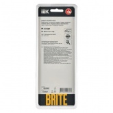 Рамка на 3 поста ИЭК BRITE стекло персиковый матовый (РУ-3-2-БрП)