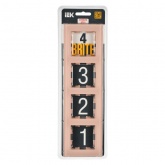 Рамка на 4 поста ИЭК BRITE стекло персиковый матовый (РУ-4-2-БрП)