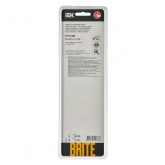 Рамка на 4 поста ИЭК BRITE стекло персиковый матовый (РУ-4-2-БрП)