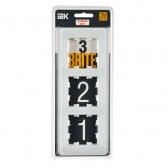 Рамка на 3 поста ИЭК BRITE стекло белый (РУ-3-2-Бр)