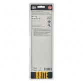 Рамка на 4 поста ИЭК BRITE стекло белый (РУ-4-2-Бр)