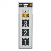 Рамка на 4 поста ИЭК BRITE стекло белый (РУ-4-2-Бр)