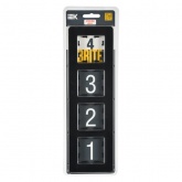 Рамка на 4 поста ИЭК BRITE стекло черный (РУ-4-2-Бр)