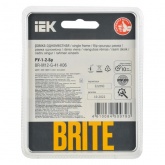 Рамка на 1 пост ИЭК BRITE стекло эко грин RE (РУ-1-2-Бр)