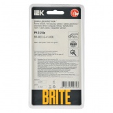 Рамка на 2 поста ИЭК BRITE стекло эко грин RE (РУ-2-2-Бр)