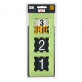 Рамка на 3 поста ИЭК BRITE стекло эко грин RE (РУ-3-2-Бр)