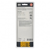 Рамка на 3 поста ИЭК BRITE стекло графит RE (РУ-3-2-Бр)