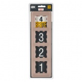 Рамка на 4 поста ИЭК BRITE стекло дымчатый RE (РУ-4-2-Бр)