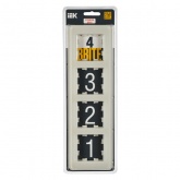 Рамка на 4 поста ИЭК BRITE стекло песчаный RE (РУ-4-2-Бр)